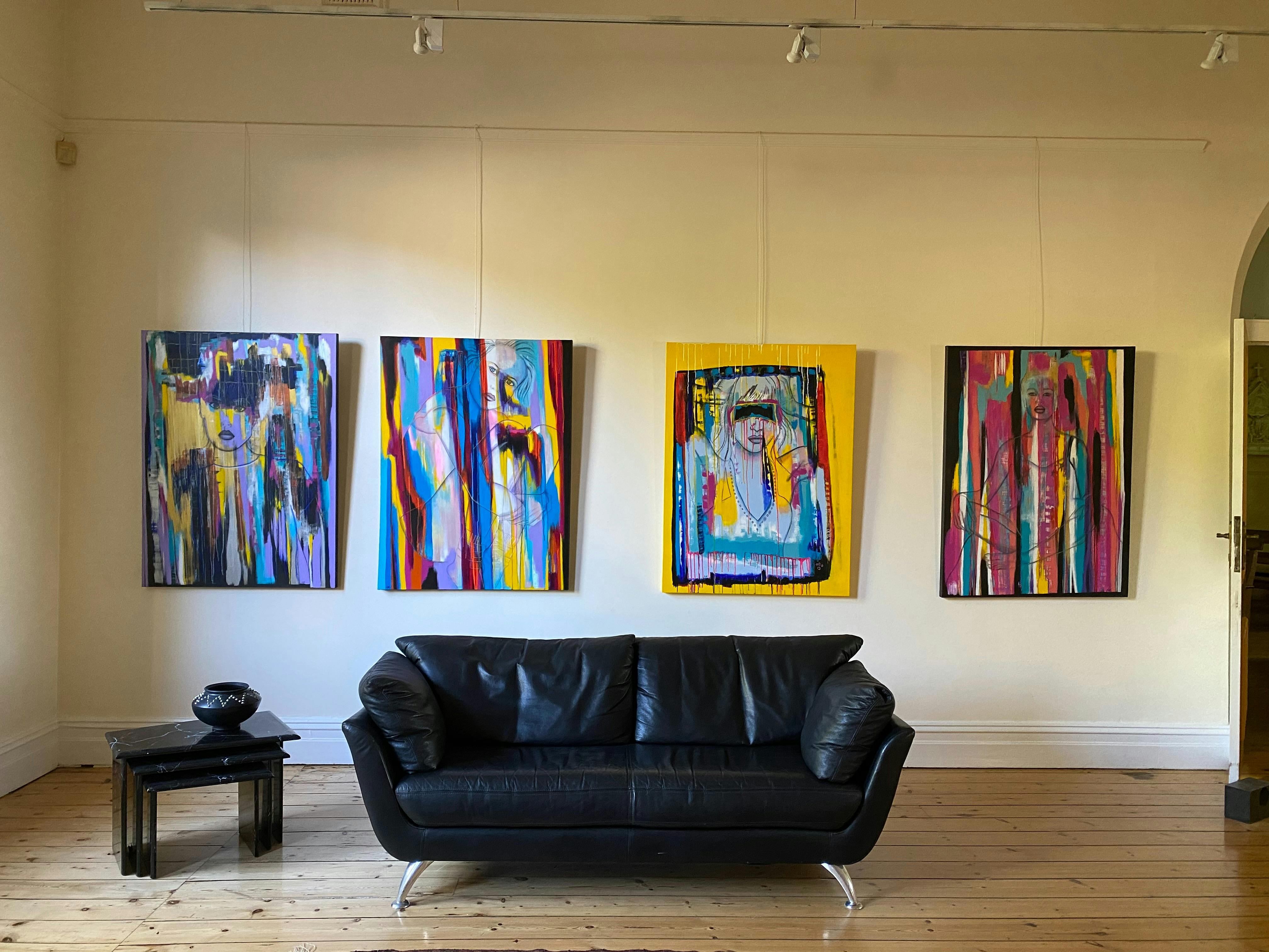 photo of art hanging in main  gallery