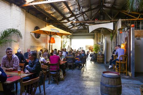 The Moon Dog Brewery Bar is one of a kind!