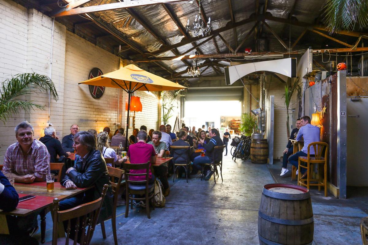 The Moon Dog Brewery Bar is one of a kind!