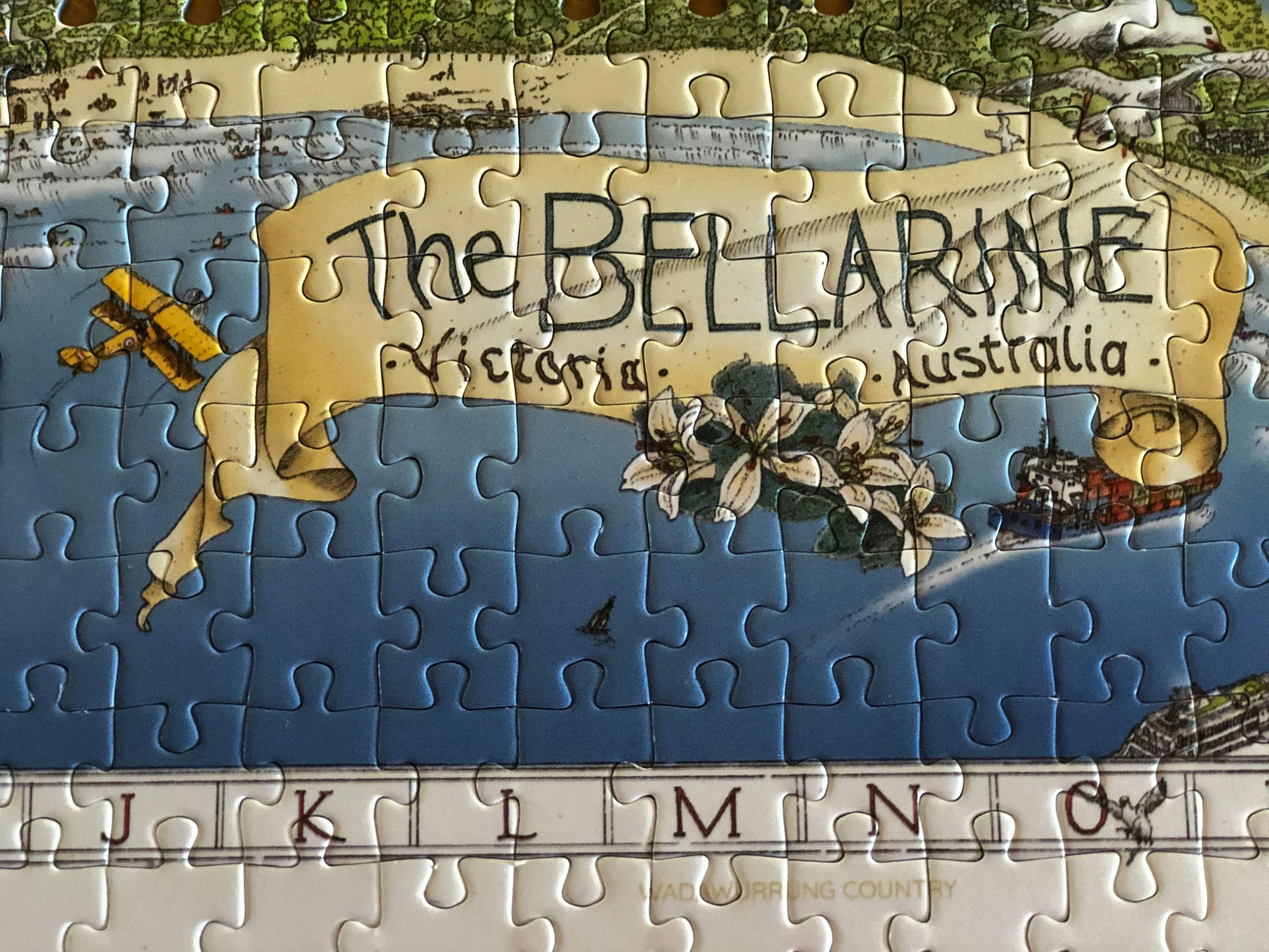 The Bellarine Map Jigsaw Puzzle