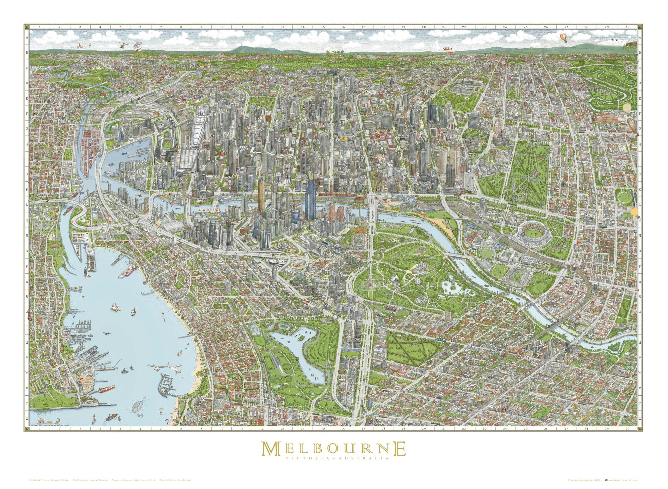 The Melbourne Map
