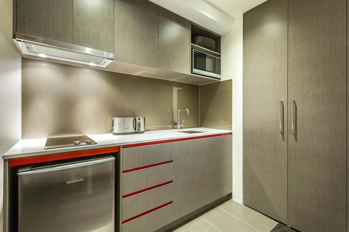 Quest Abbotsford Studio Apartment kitchenette