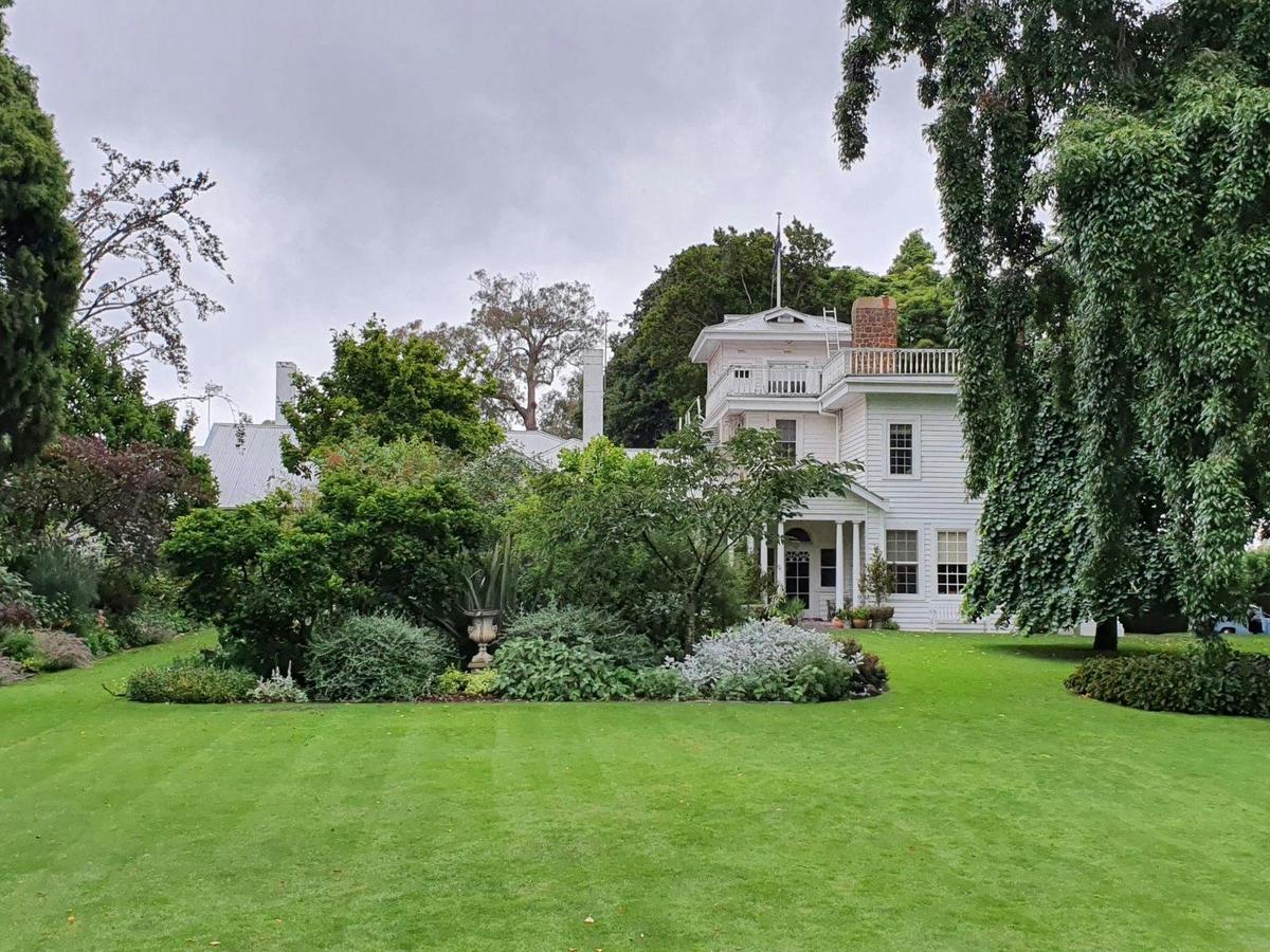 Image Taken from the garden looking up at the home
