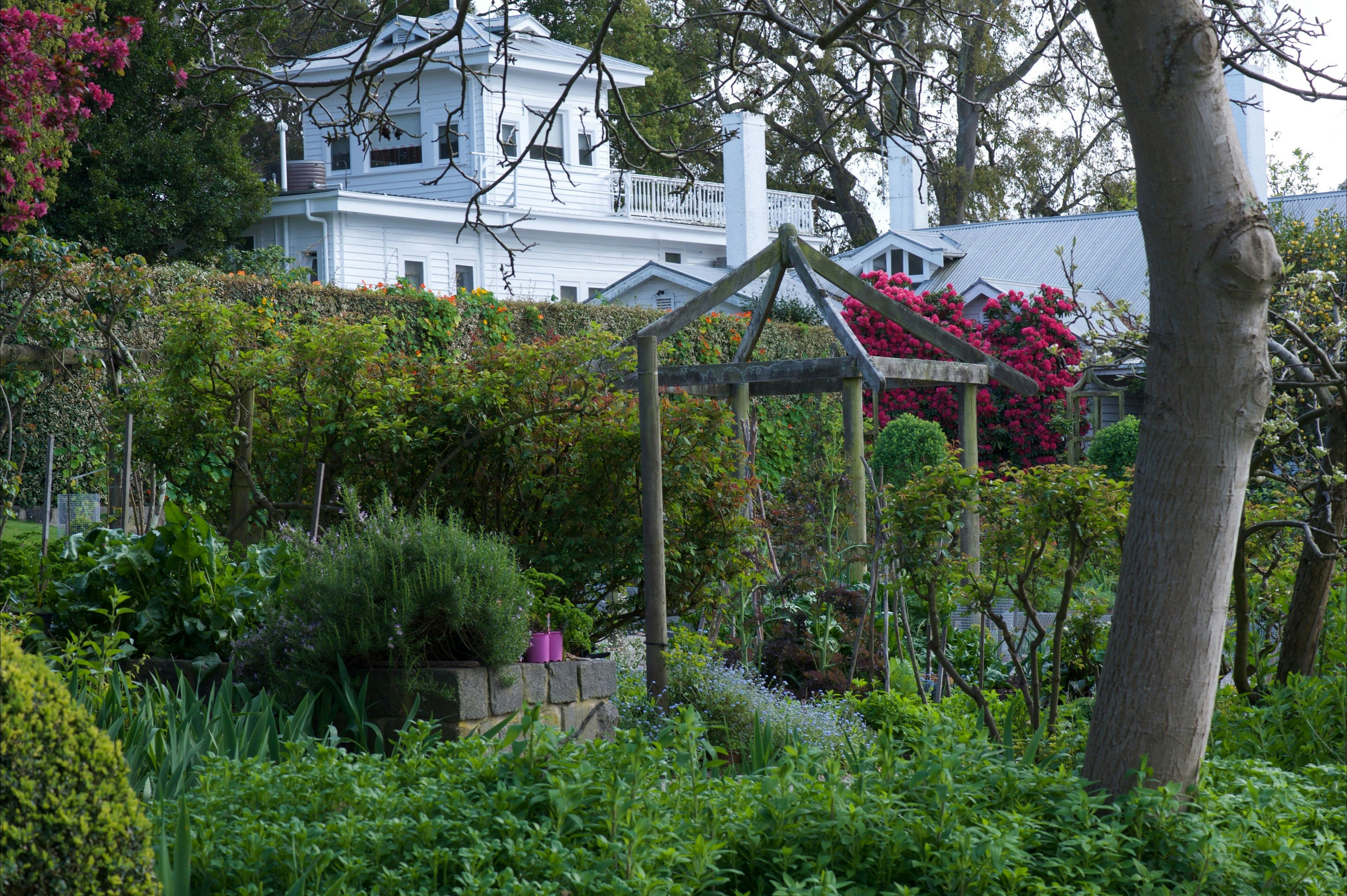 The Picking Garden at Cruden Farm in early Spring