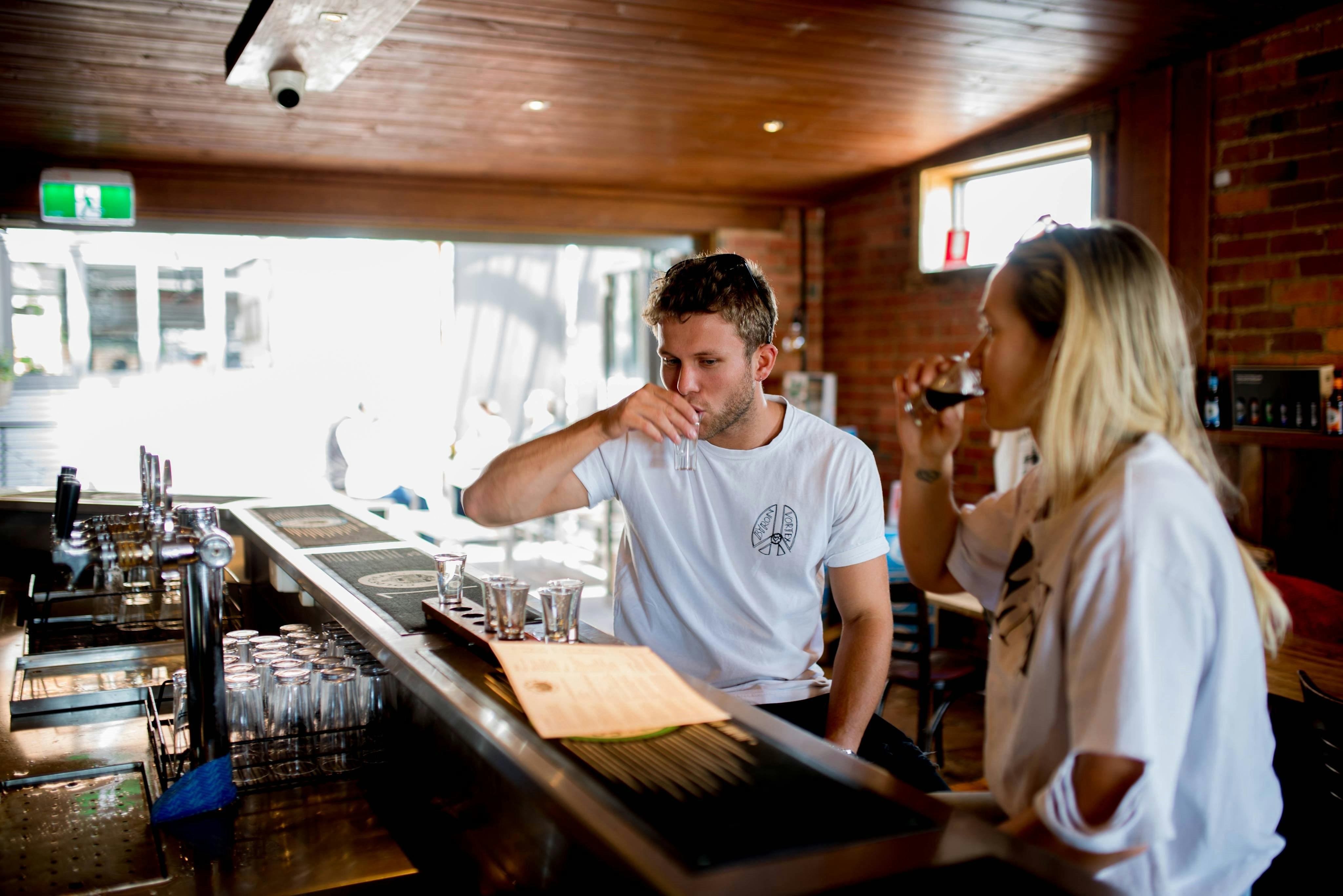 Bar at Coldstream Brewery