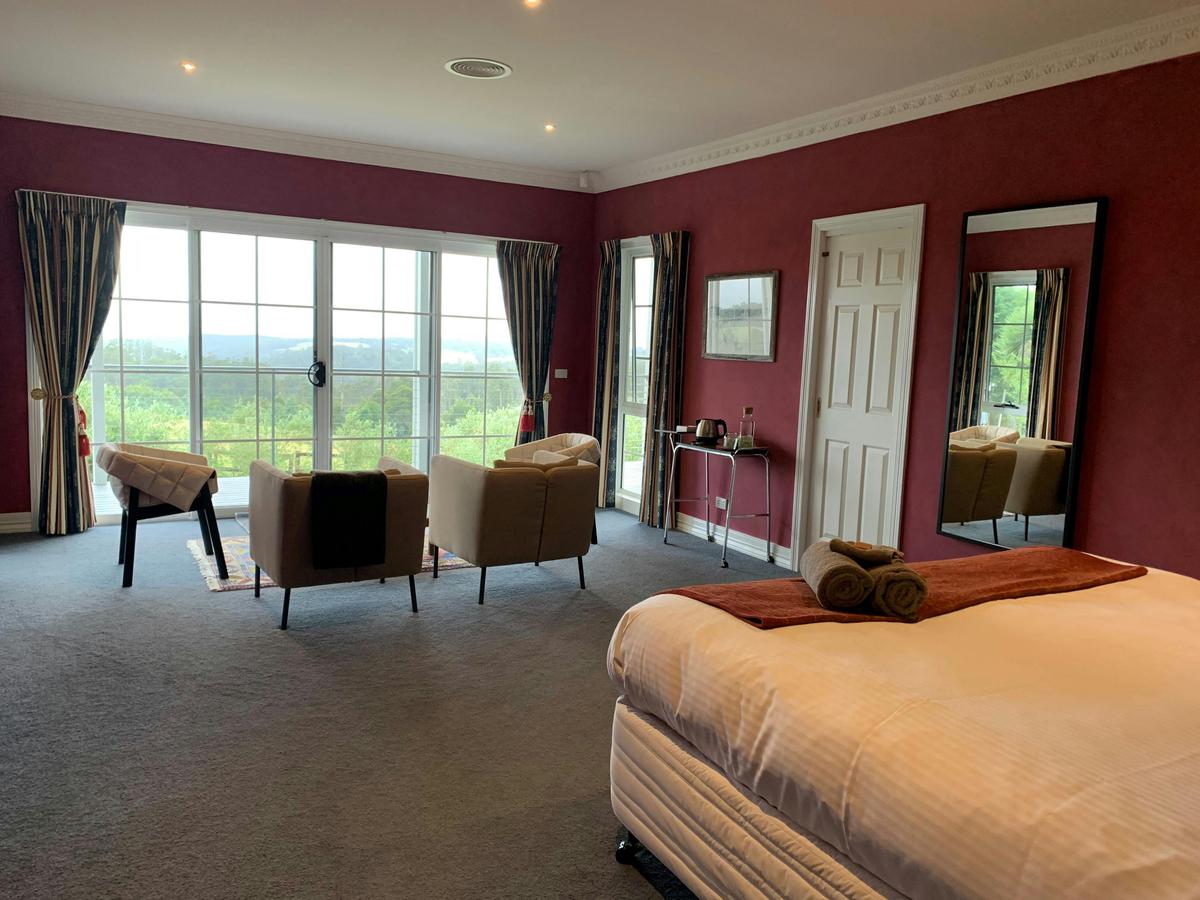 The master bedroom with ensuite