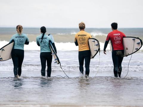 Small-group surf coaching on Victoria’s Surf Coast.