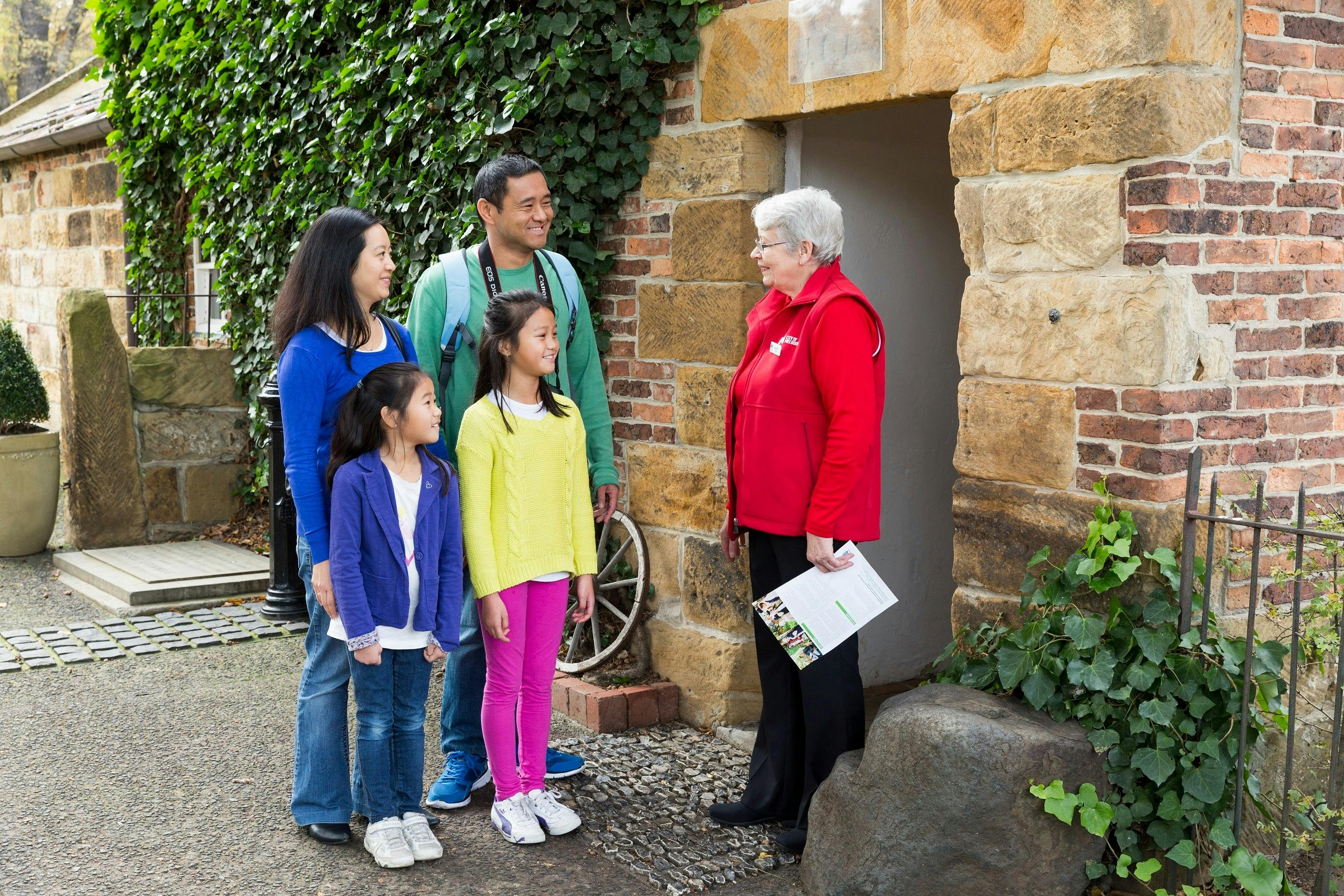 Cooks' Cottage welcome with factsheet