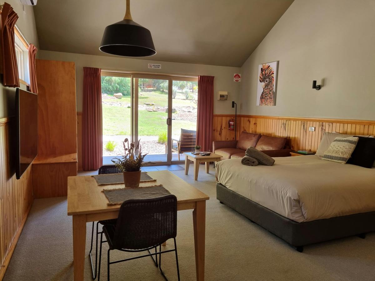 View from kitchen area