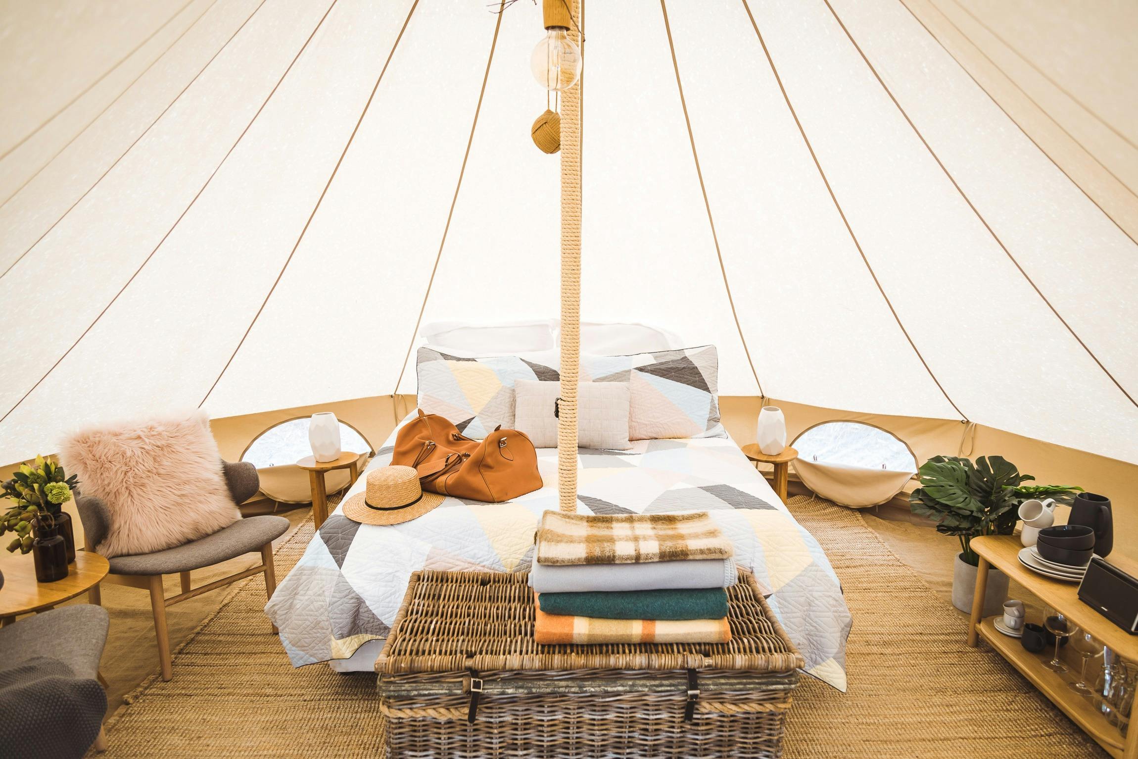 Cosy Tents Glamping Bell Tents