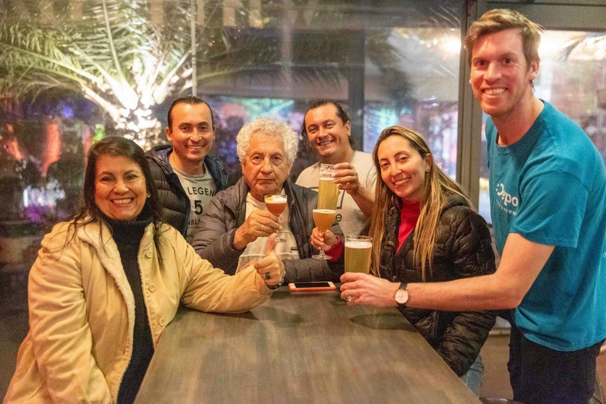 Stopping for a local treat