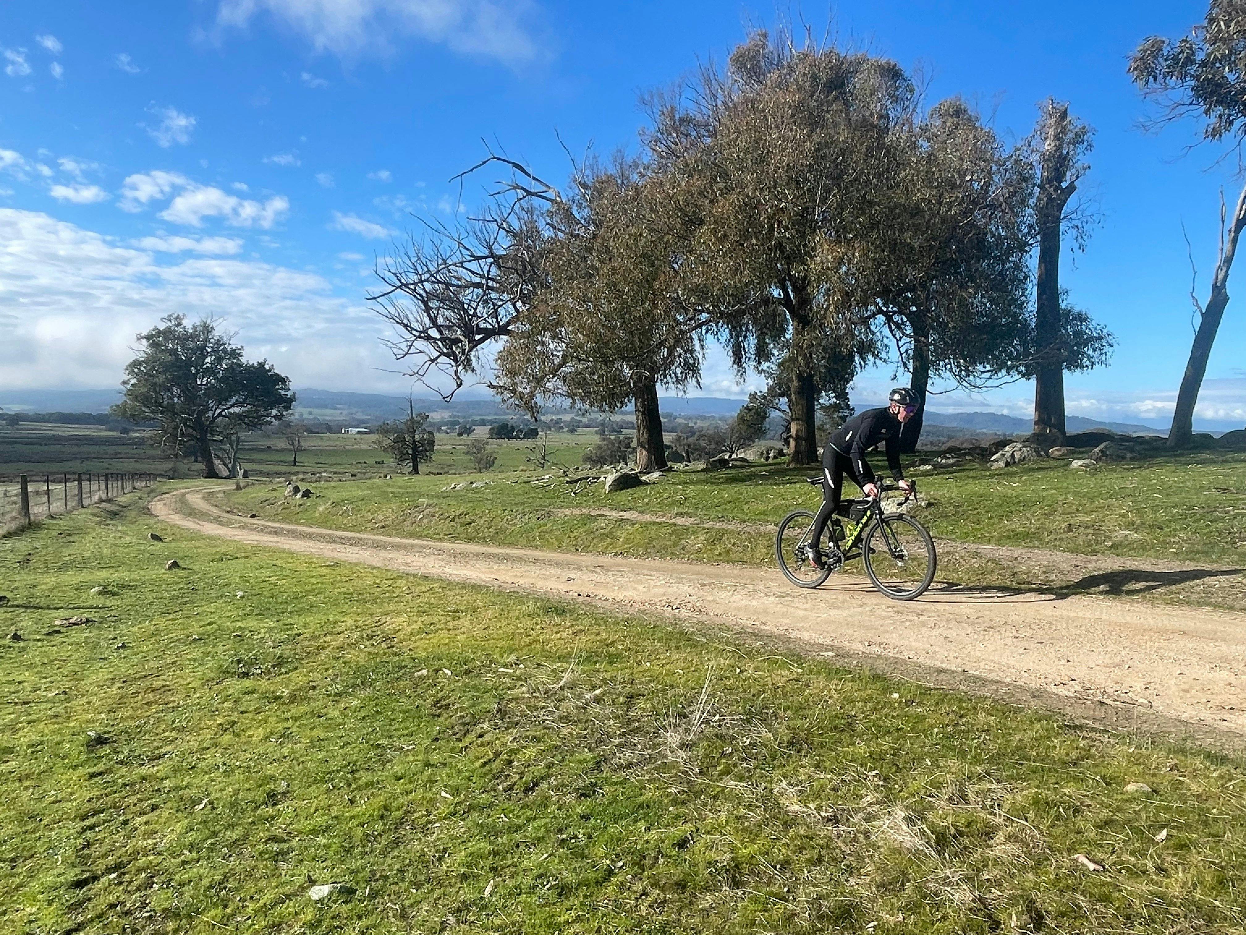 View overlooking farming countryside