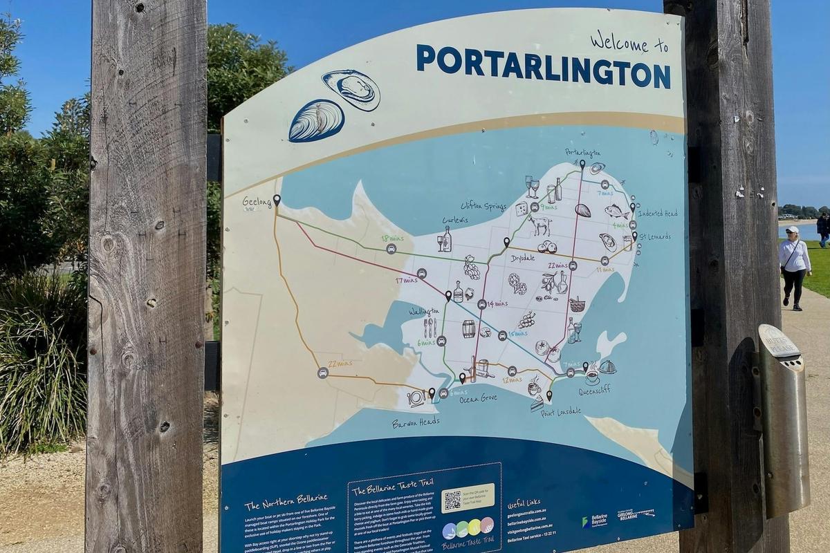 Map of Portarlington Coastal Trail