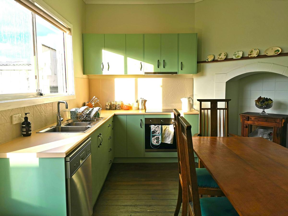 Sun filled kitchen