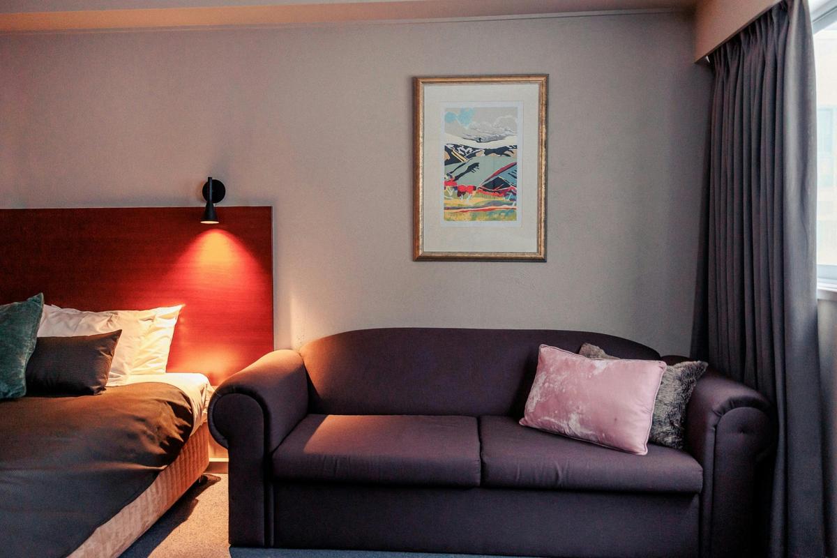 Four share room sofa