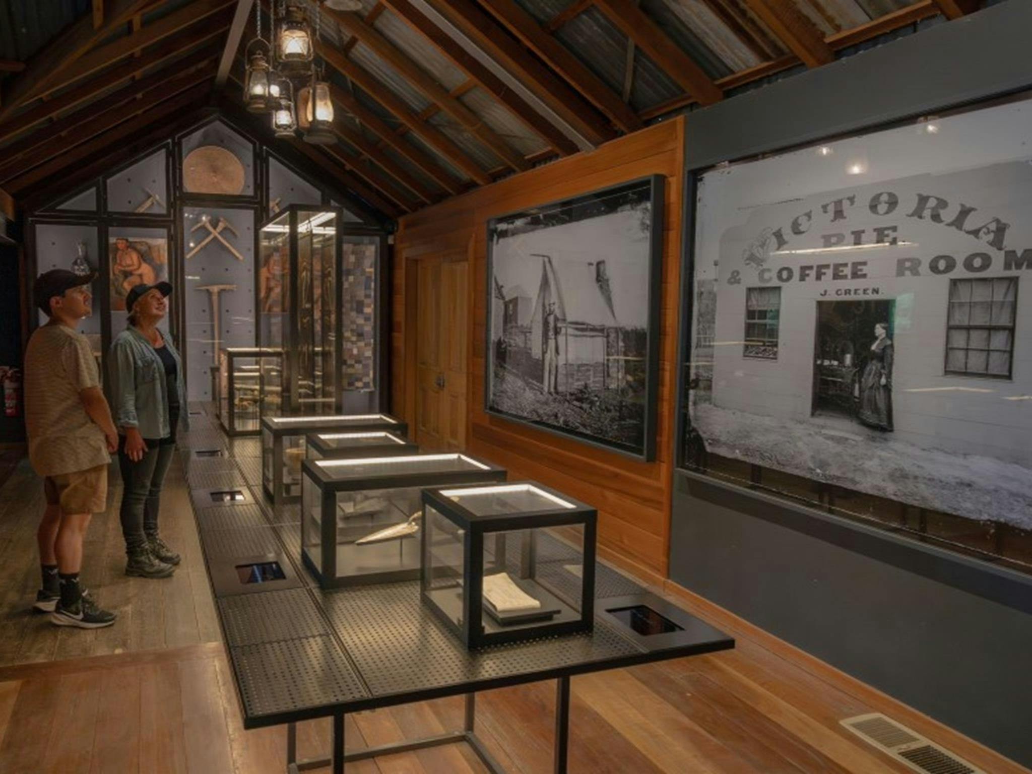 Historic displays at Hill End Heritage Centre offering a glimpse into the town’s rich gold rush past