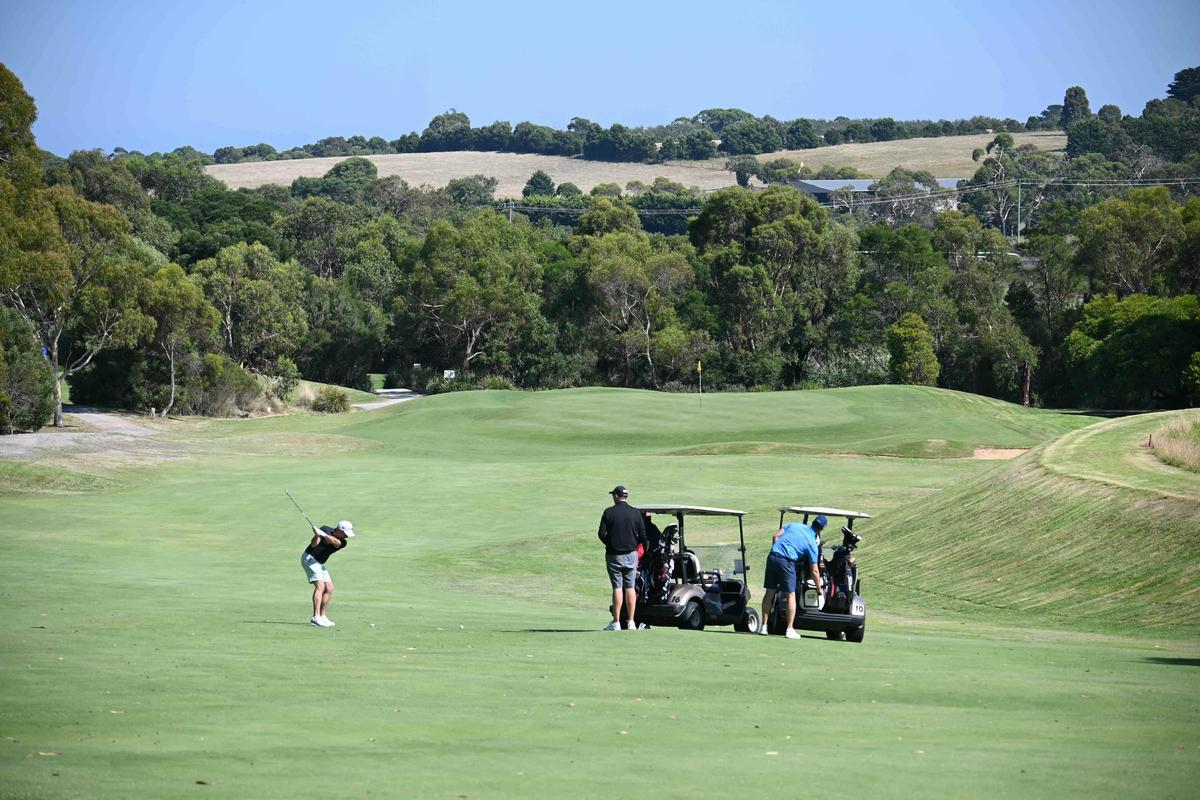 1st hole