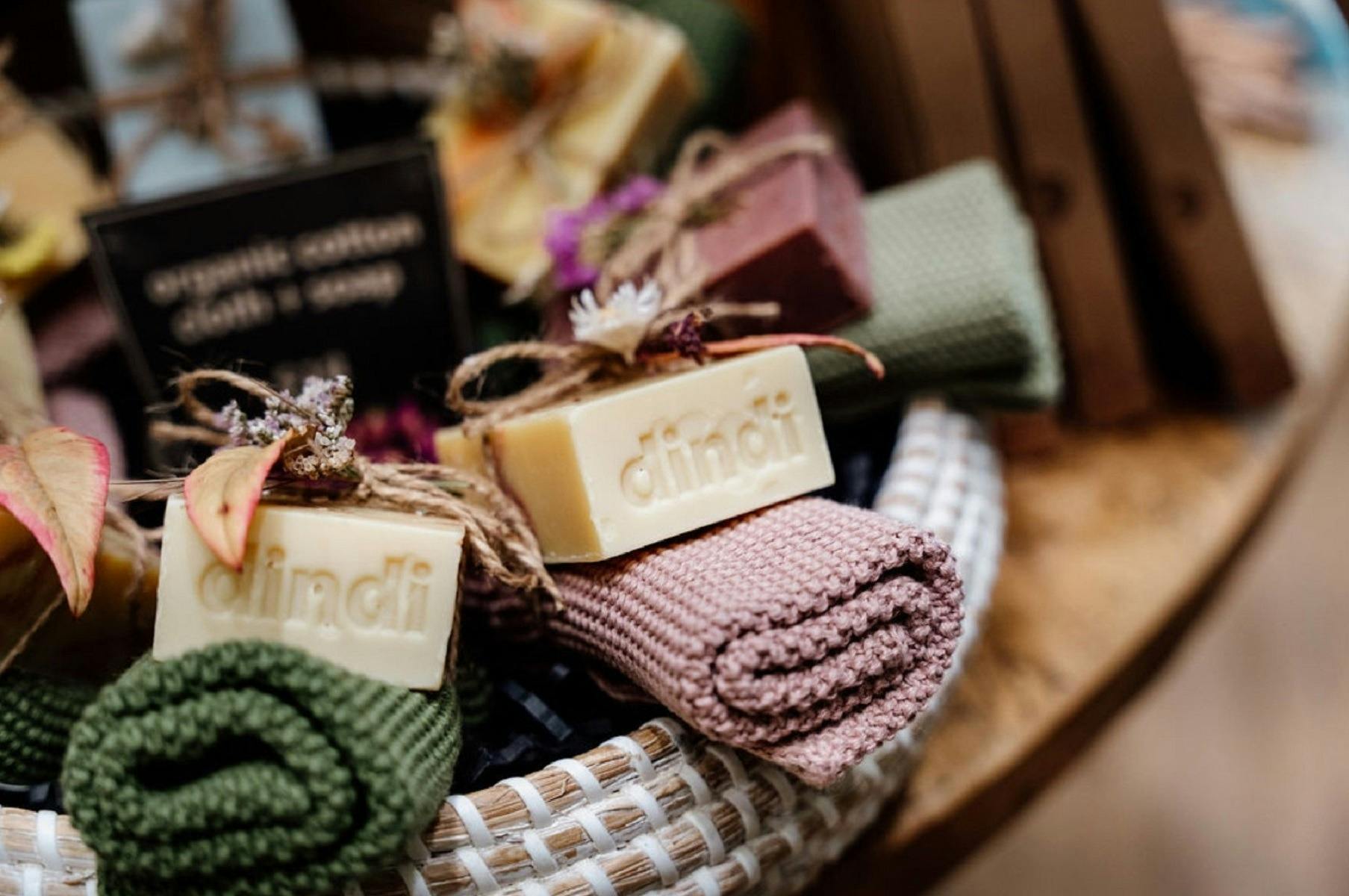 Soap and face washers