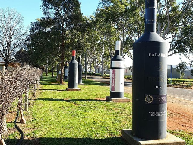 Griffith's Big Wine Bottles