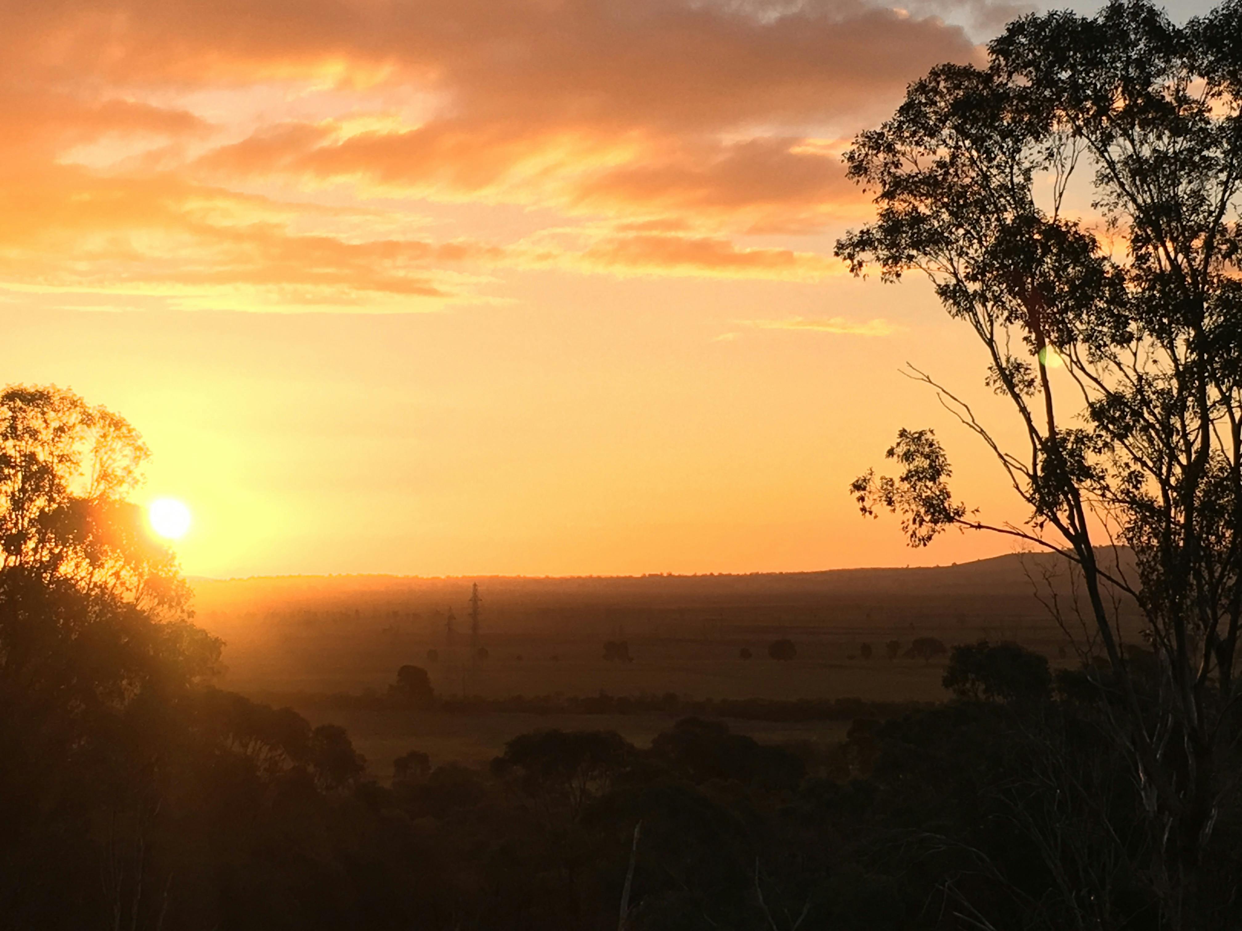 Sunset skies at Days Lookout