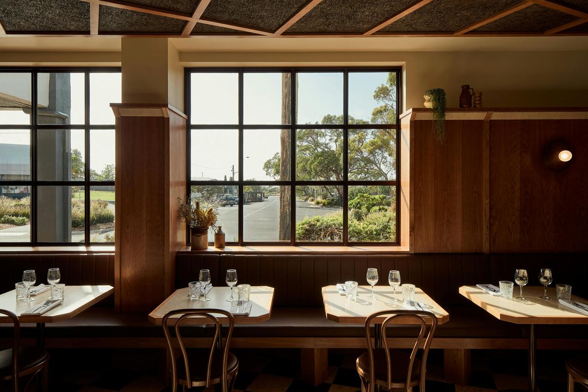 Light filled dining room