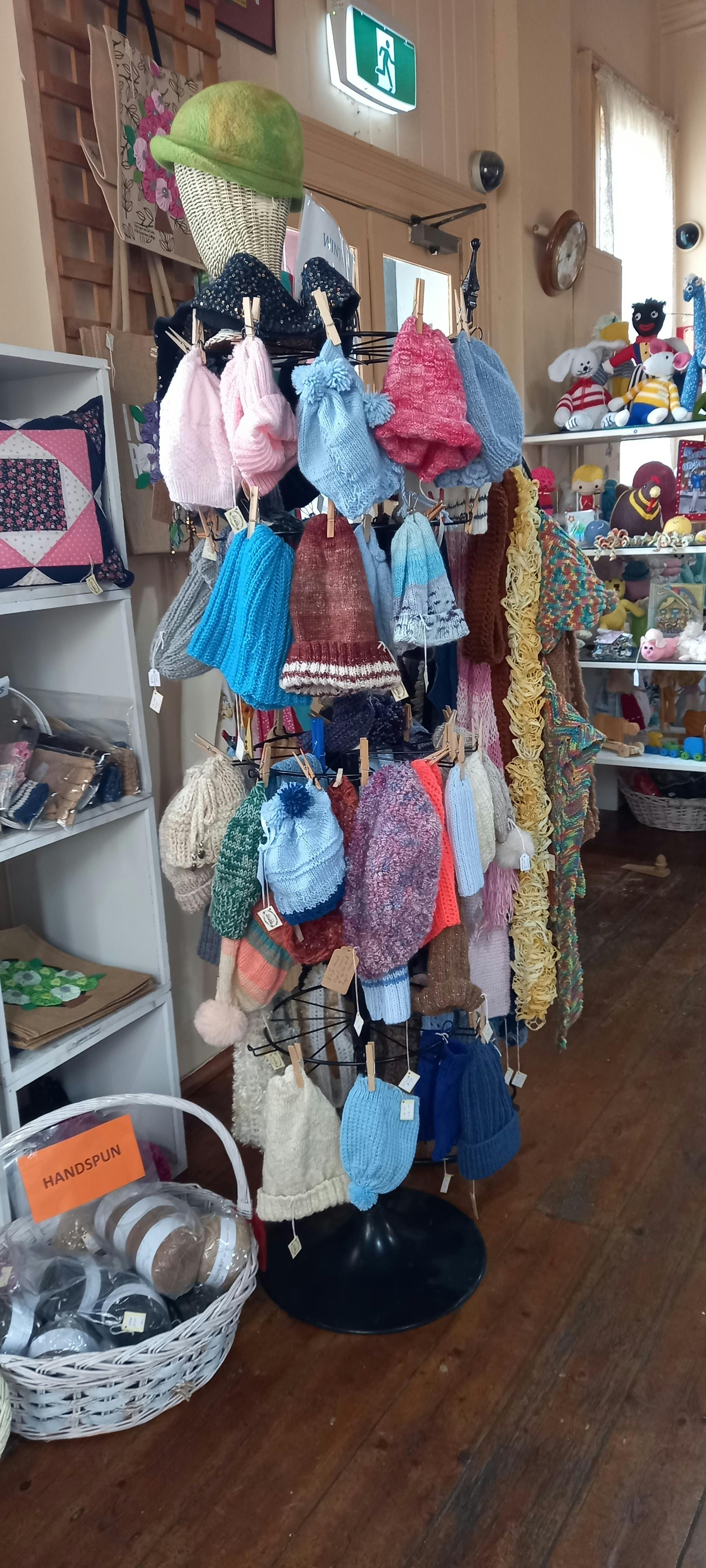 Check out our wide range of hand knitted beanies