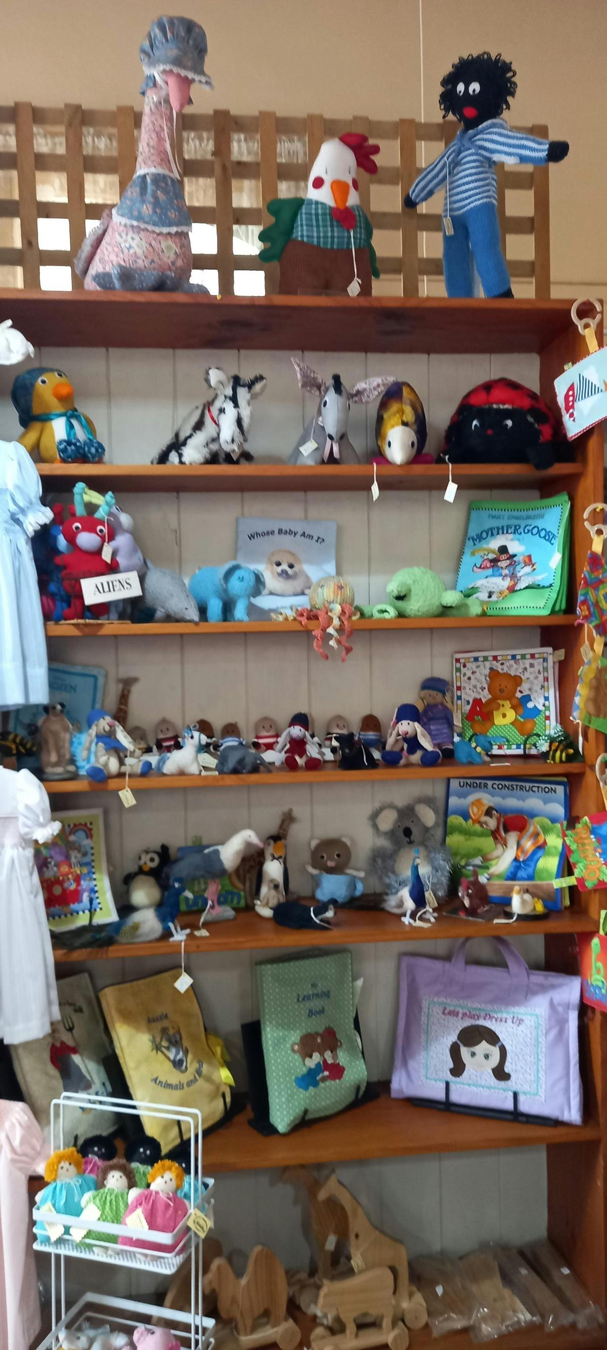 Knitted Toys And Fabric Books