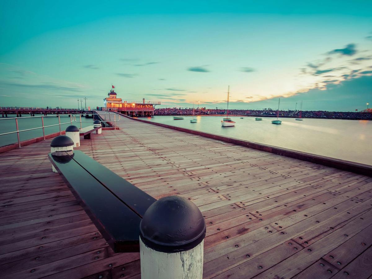 Photo stop: St. Kilda Pier.
