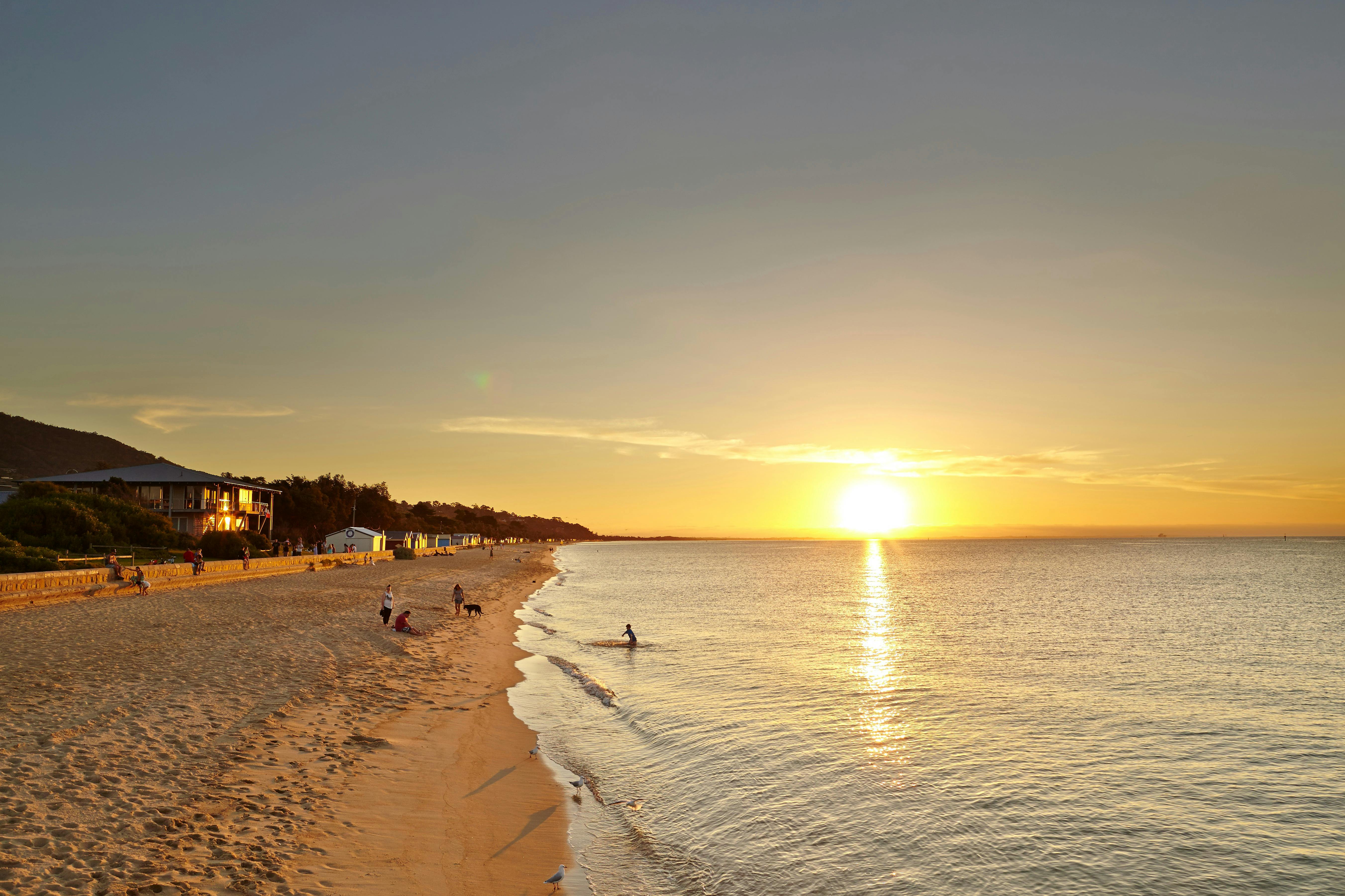 Dromana Beach at Sunset