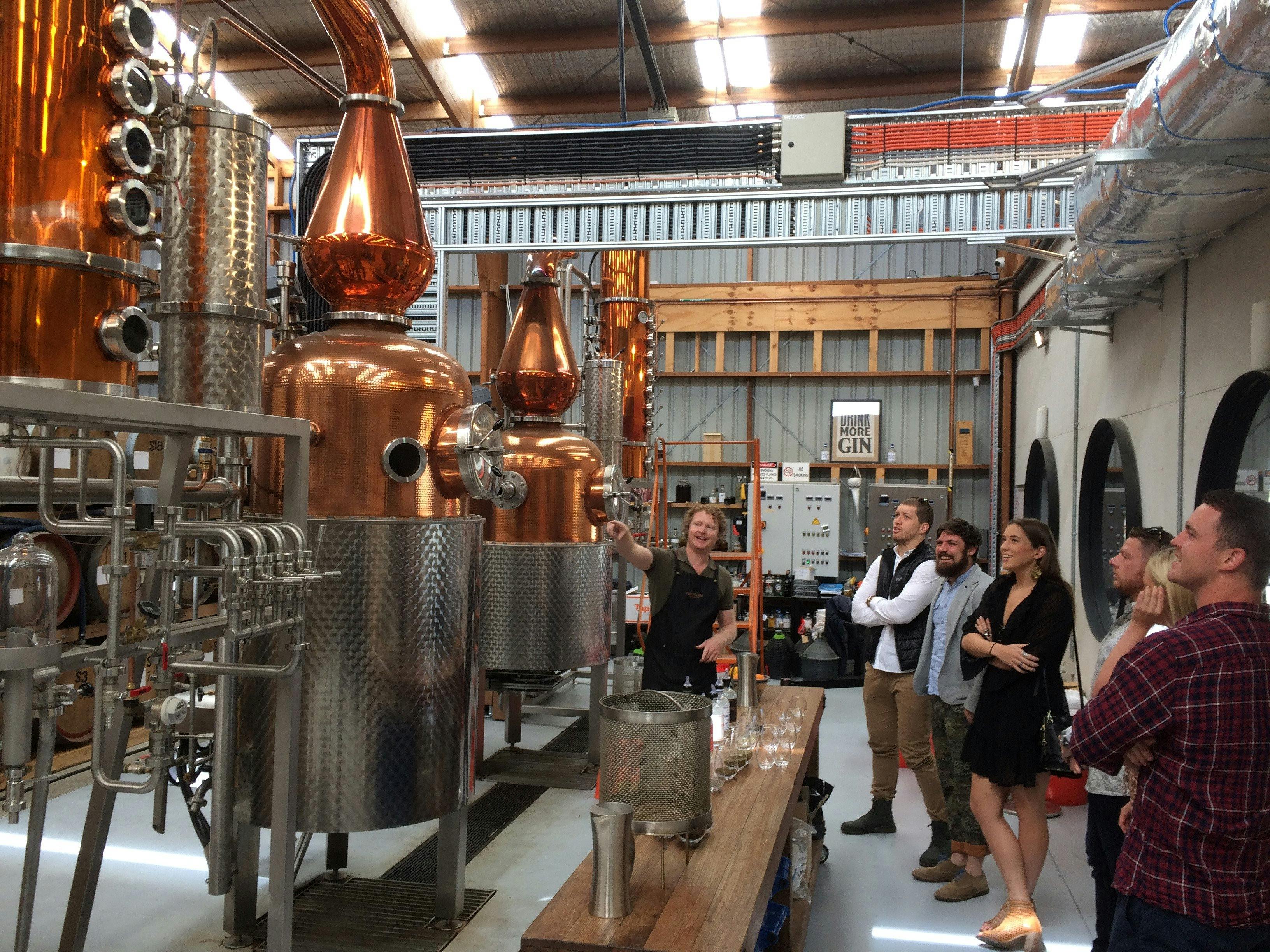 Small group private Gin tasting at '4 Pillars' distillery