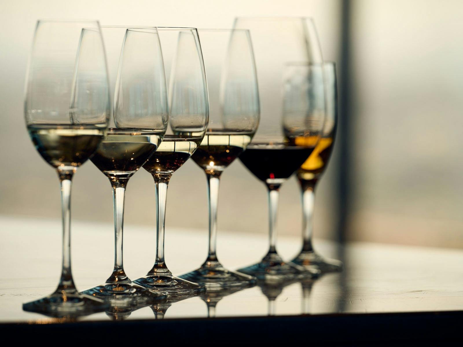 Wine pairing line up