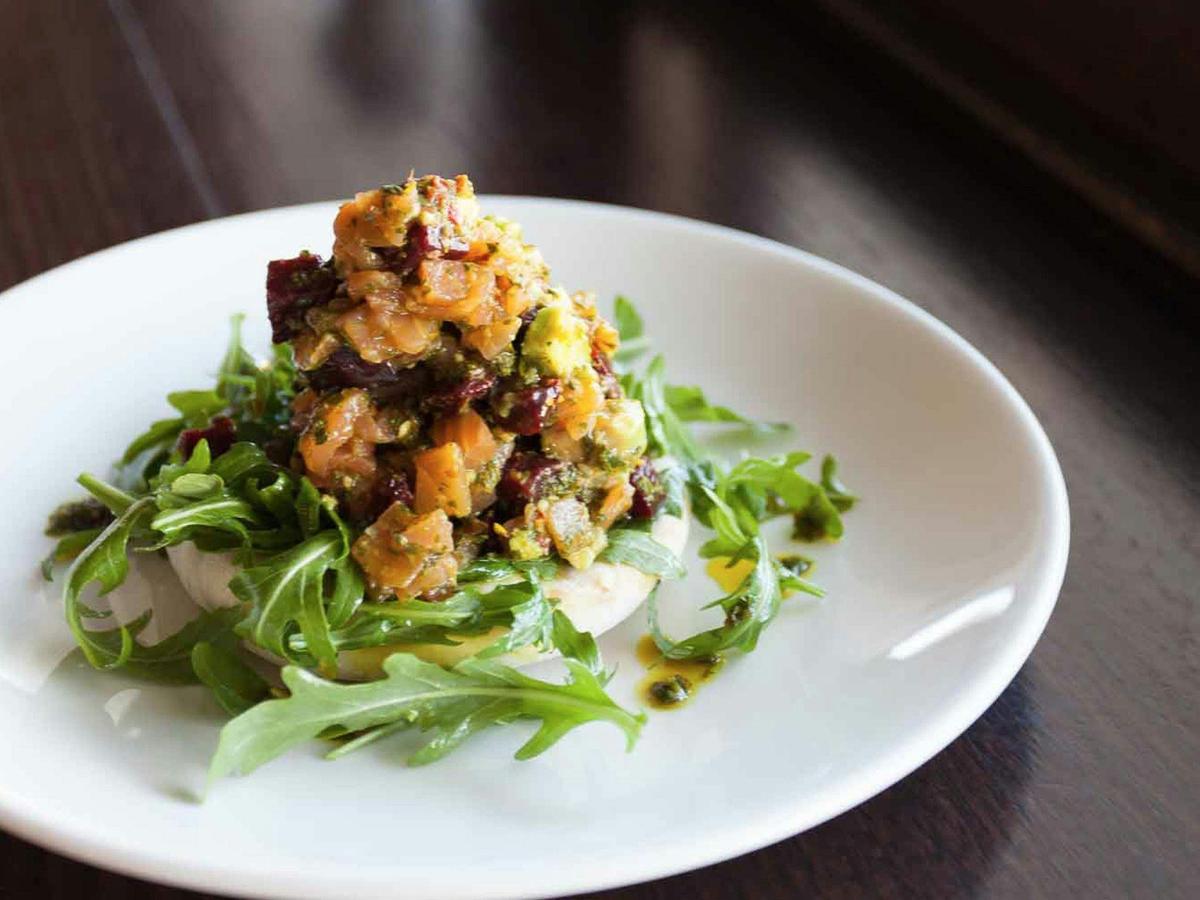 Gourmet lunch with wine