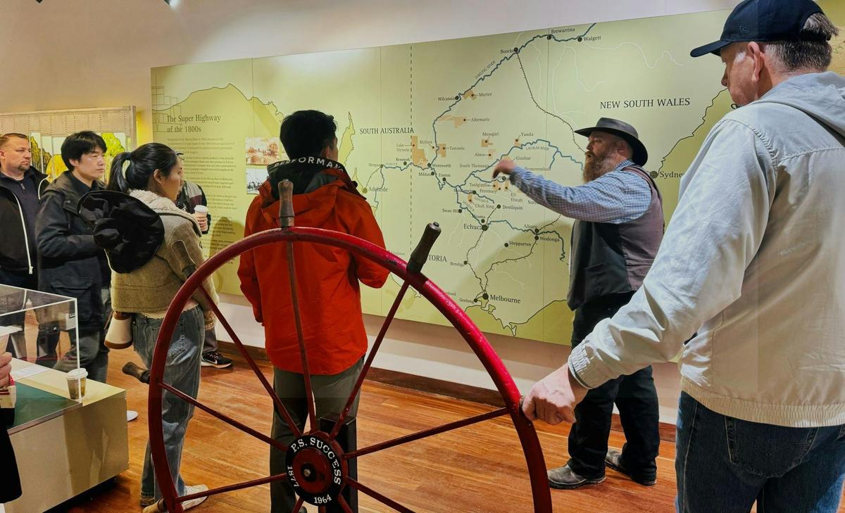 Inside museum tour group ATDW