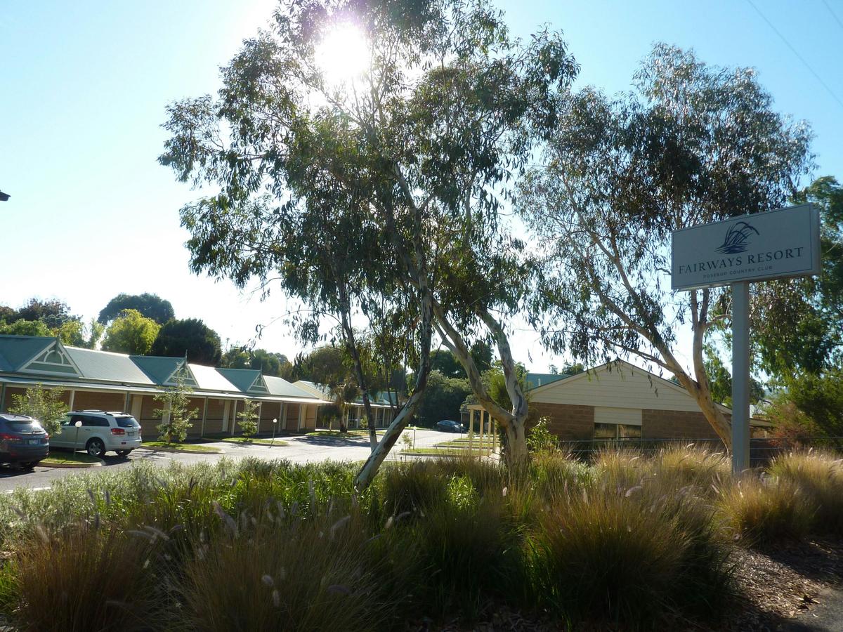 Looking at Fairways Resort from golf course