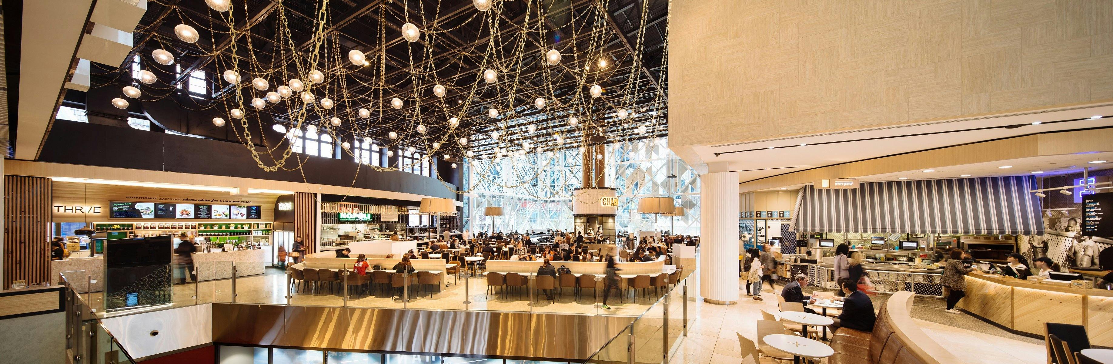 Emporium Melbourne inside view of the dining area