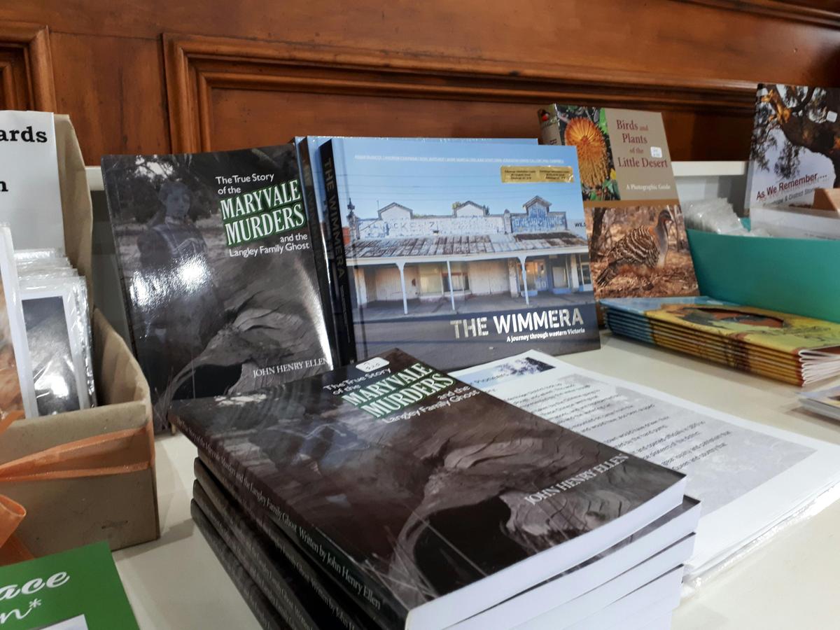 A range of local books for sale
