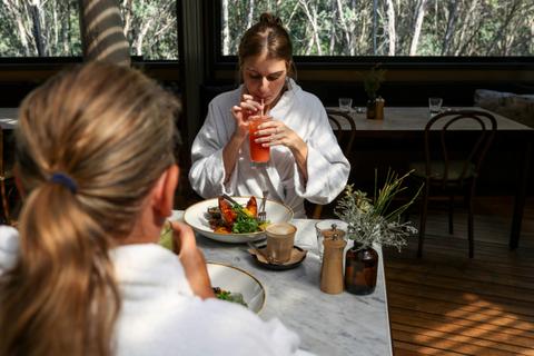 Dine at Peninsula Hot Springs