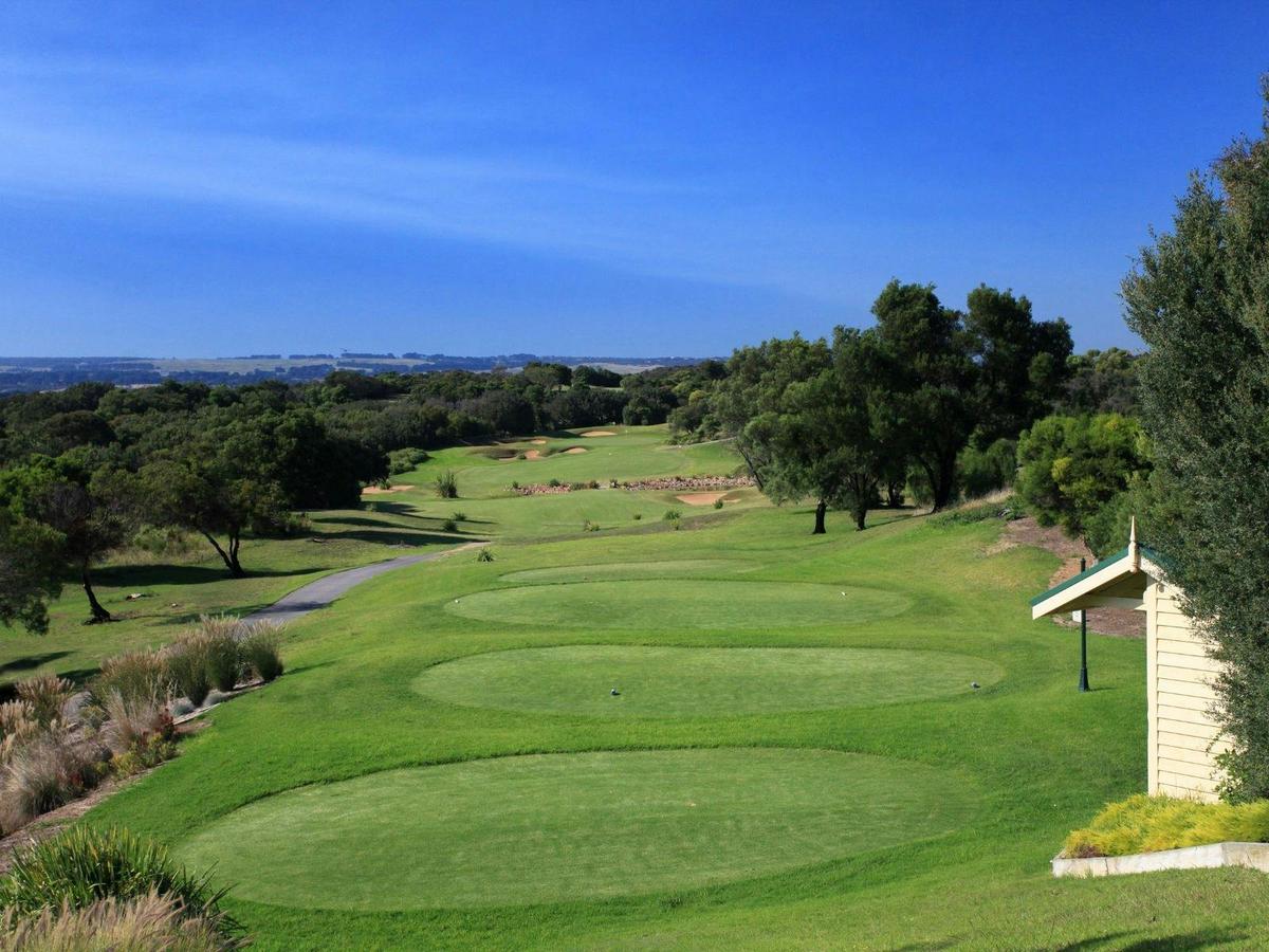 From the back of the 2nd Hole Teebox
