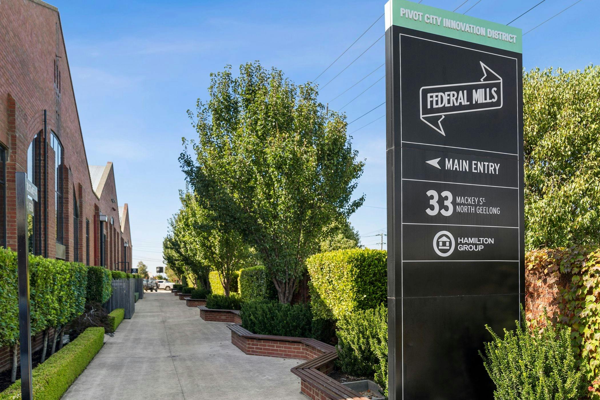 Federal Mills entrance