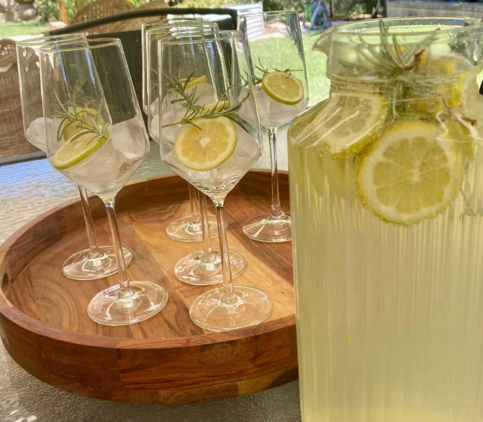 Photo of cocktails on a tray