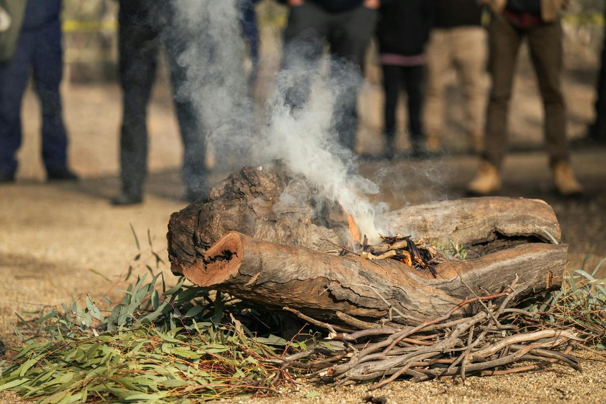 Cultural events at Dharnya Centre, including smoking ceremonies and community gatherings.