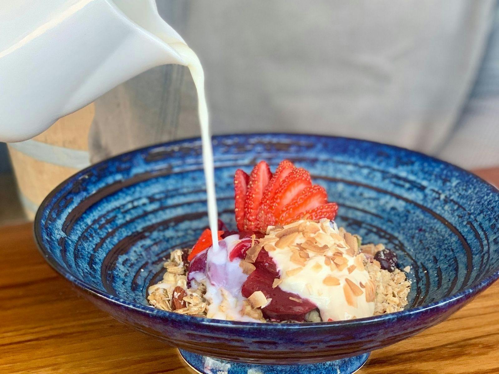 Breakfast using local produce