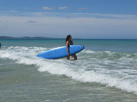 Surf Beach Over the Road