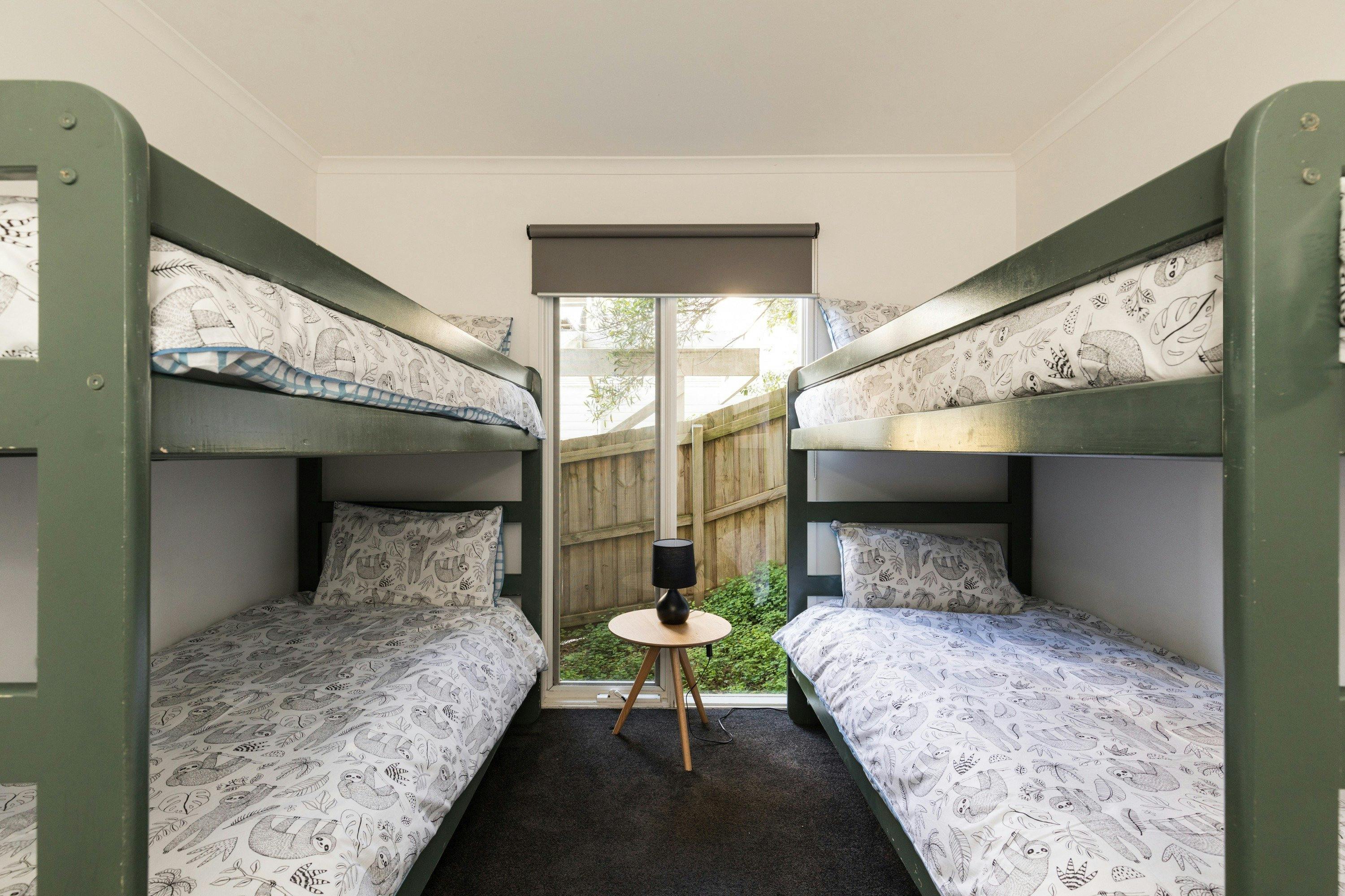 3rd. Bedroom  2 Bunks, 4 Single Beds