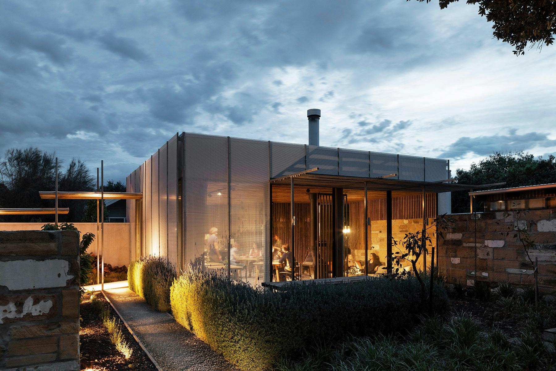 Our Salon, where we serve breakast and sometimes dinner