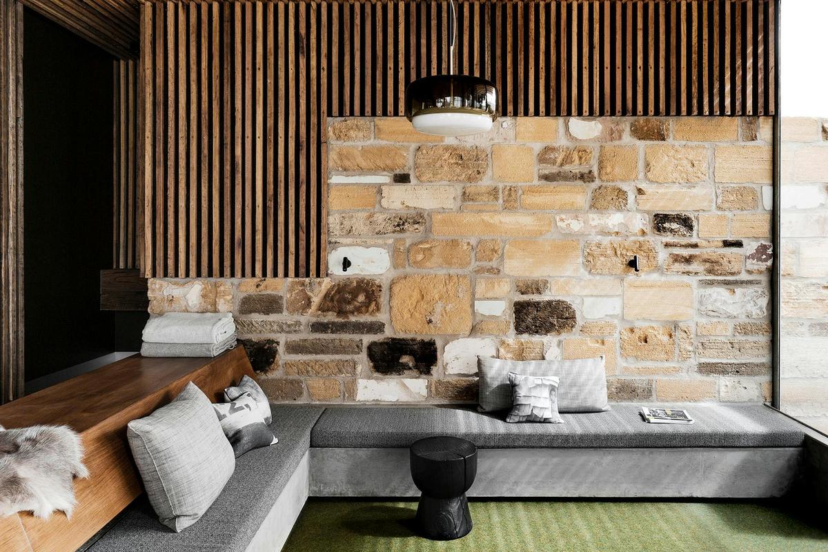 the conversation pit at drift house