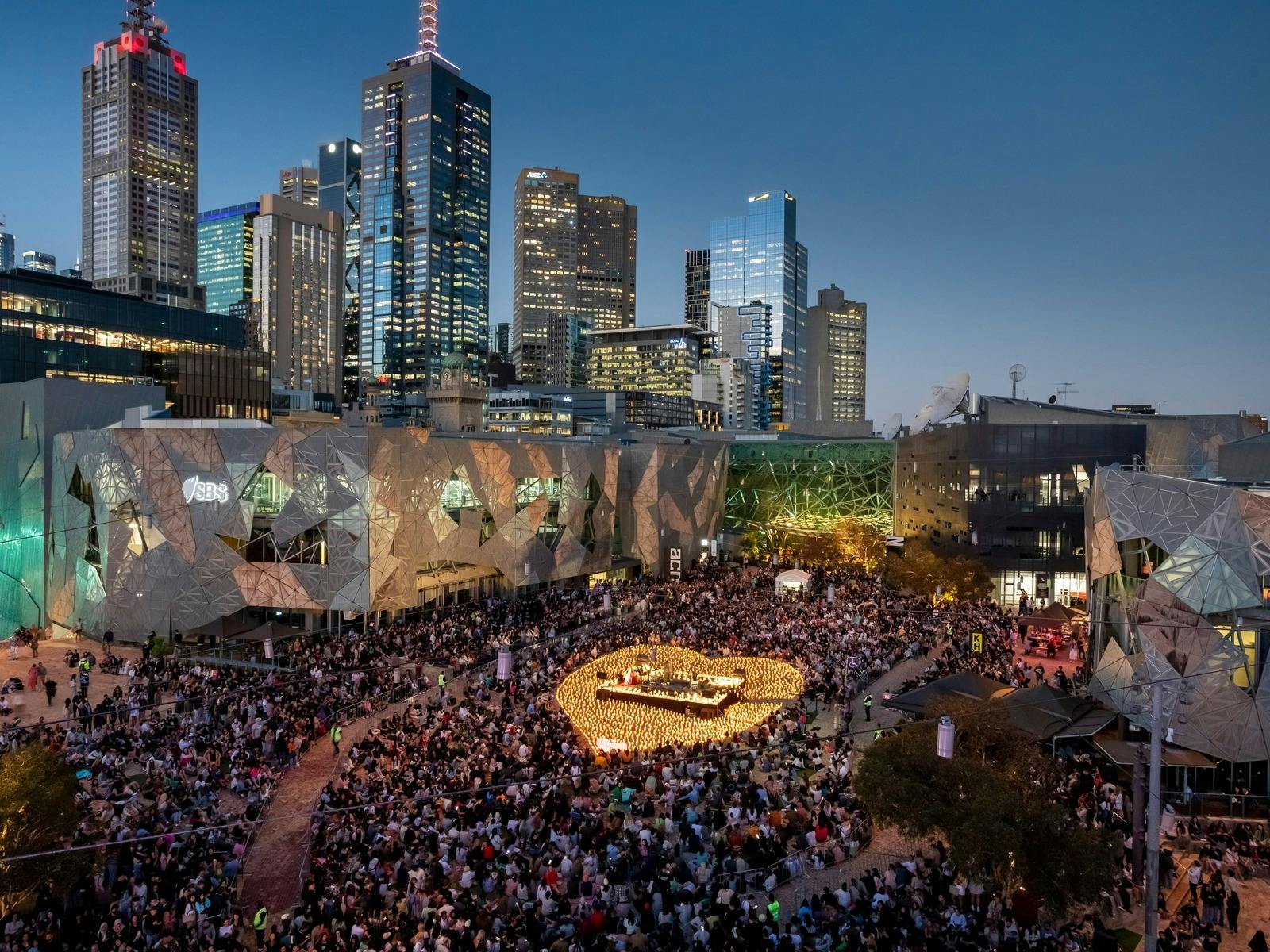 Candlelight Concert with Fever for Valentine's Day, at Fed Square
