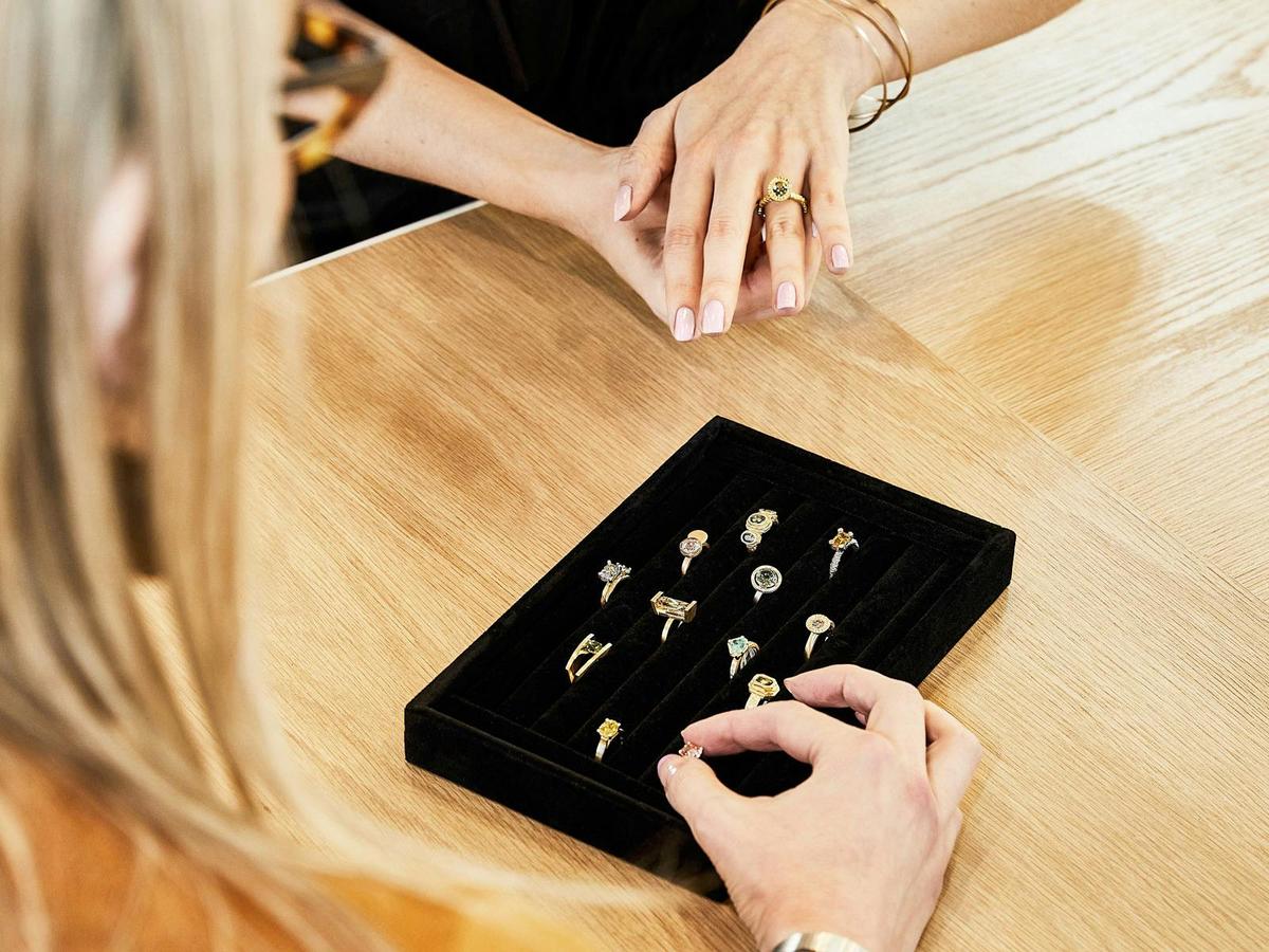 Handmade rings at e.g.etal