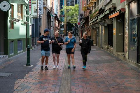 Melbourne Walking tour group