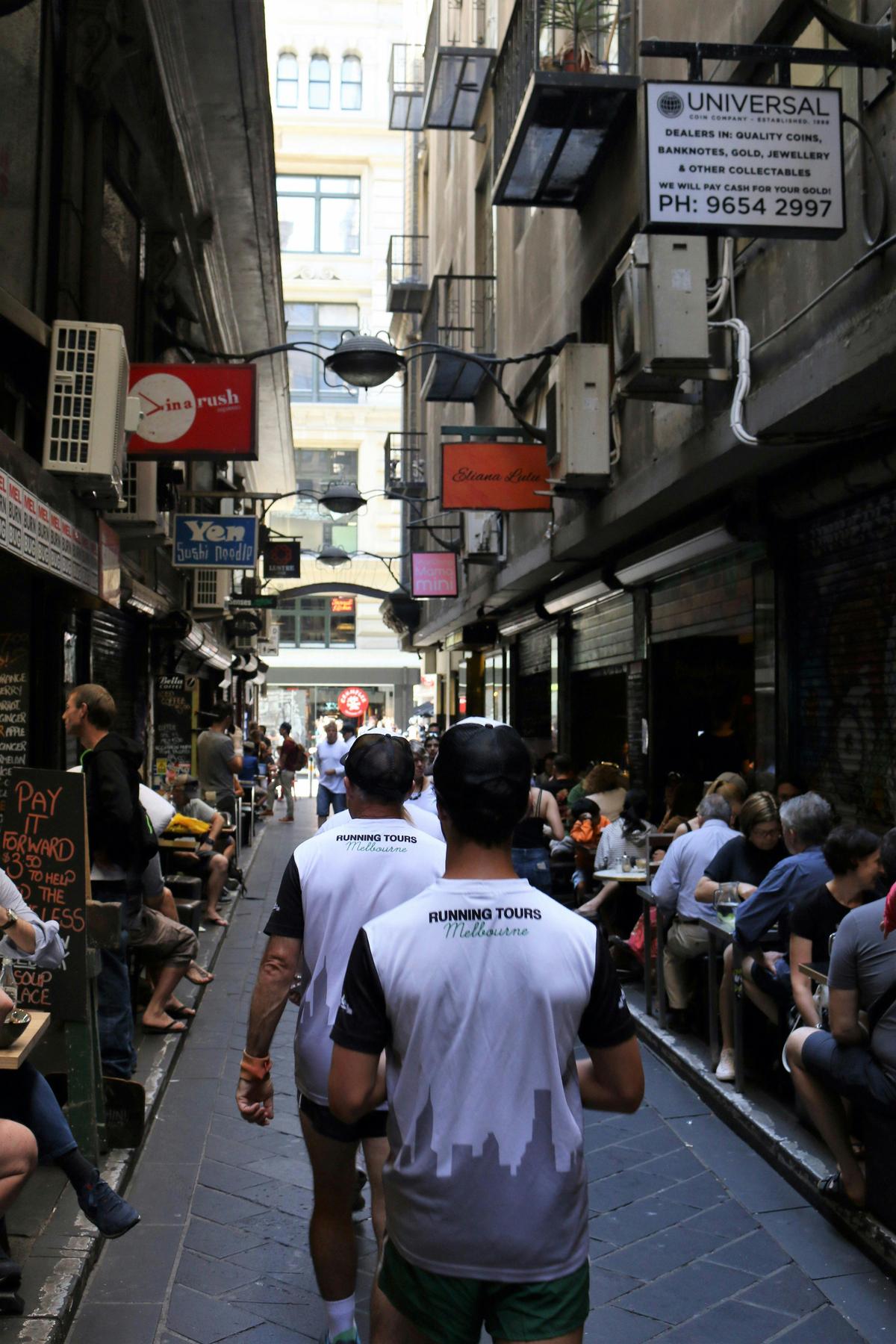 Run through laneways